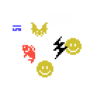 Enemies, Hazards, Collectables, and Item Icons - Penguin Adventure