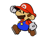 Mario (Paper Mario-Style) - Paper Mario Customs