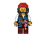 Captain Jack Sparrow - LEGO Pirates of the Caribbean (Bootleg)