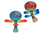 Choppa & Copta (Paper Mario-Style) - Paper Mario Customs