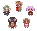 Unused Characters - Girls and Dungeons
