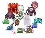 Unused Enemies - Girls and Dungeons
