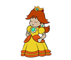 Daisy (Paper Mario-Style) - Mario Customs