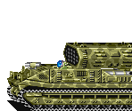 Multi-Rocket Launcher tank - U.N Squadron / Area 88