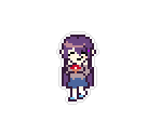 Yuri (Undertale Overworld-Style) - Doki Doki Literature Club! Customs