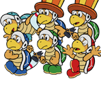 Hammer Bros. Family (Paper Mario: Color Splash-Style) - Mario Customs