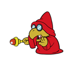 Magikoopa (Red, Paper Mario-Style) - Mario Customs