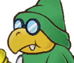 Green Magikoopa - Paper Mario: The Thousand-Year Door