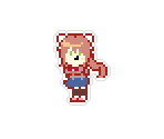 Monika (Undertale Overworld-Style) - Doki Doki Literature Club! Customs