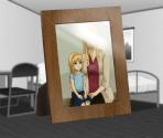 Lizzie's Bedroom & Picture - Crimson Gray