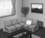 Lizzie's Living Room - Crimson Gray