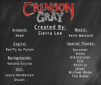 Credits - Crimson Gray