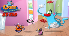 Oggy 3D Run - Oggy 3D Run