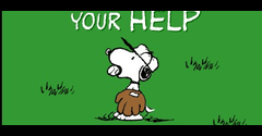 Snoopy.com "Thanks For Your Help" E-Card - Snoopy.com "Thanks For Your Help" E-Card