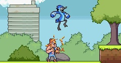 Regular Show: Mordecai and Rigby in 8-Bit Land - Regular Show: Mordecai and Rigby in 8-Bit Land