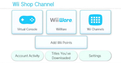 Wii Shop Channel - Wii Shop Channel